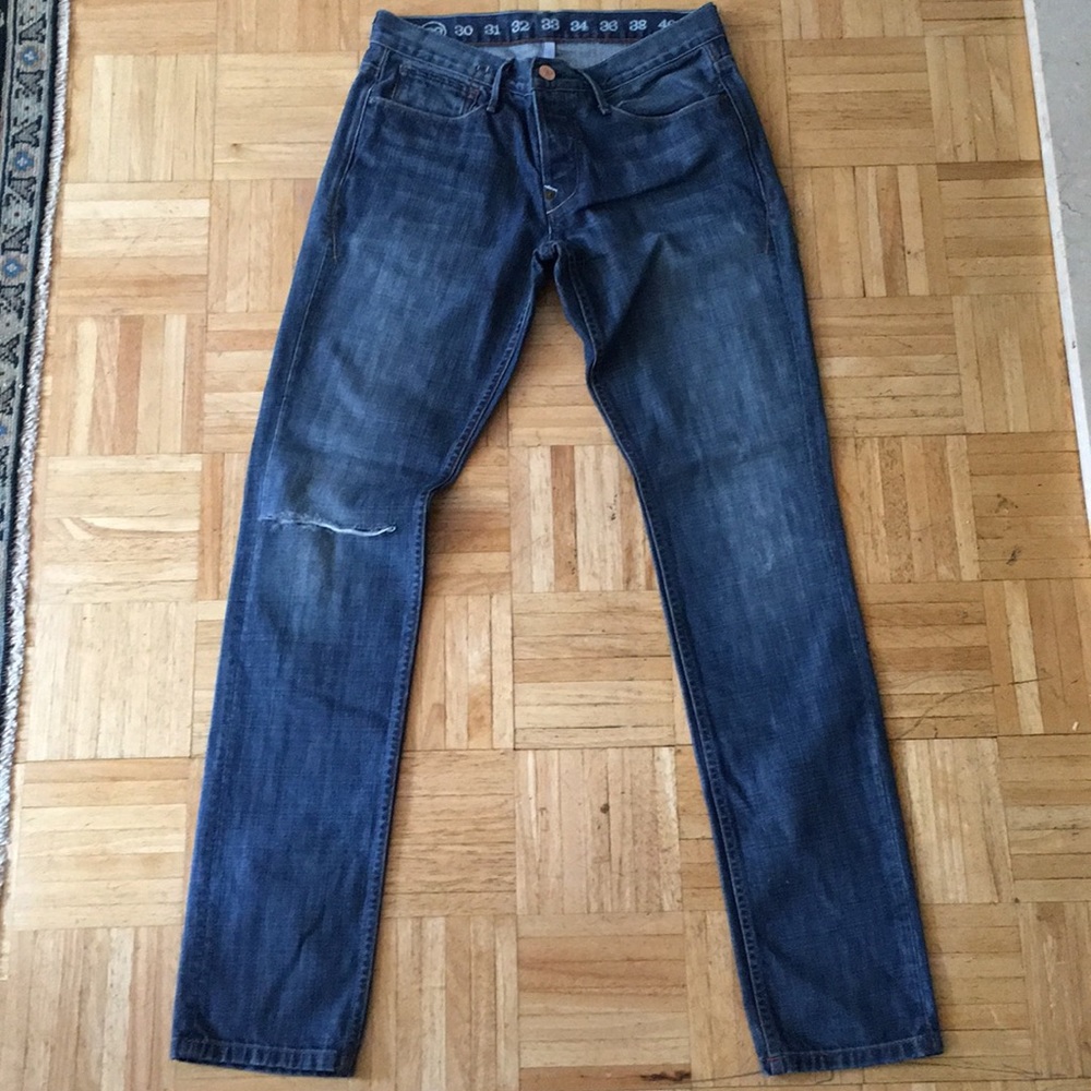 Men’s Earnest Sewn Blue Jeans